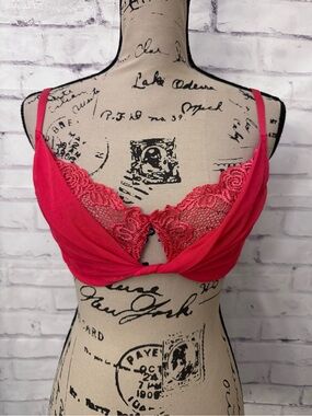 Victoria’s Secret Very Sexy Bra 36D Push Up Without Padding Lace Y2K Neglige